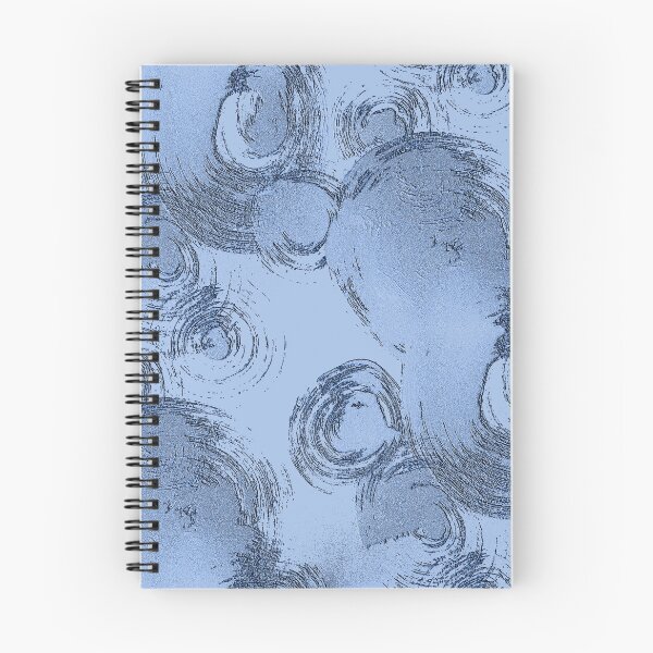 Item preview, Abstract Bubble Pattern in Blue designed and sold by Artistestella.