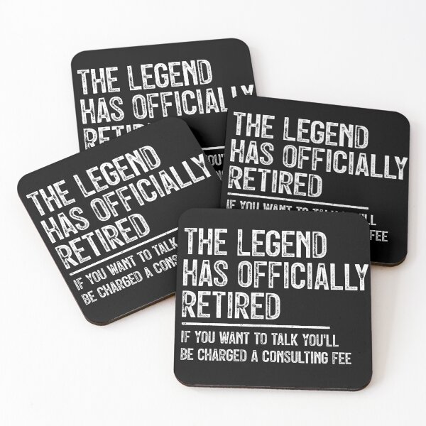 Item preview, The Legend Has Officially Retired Funny Retirement designed and sold by LounisArt.