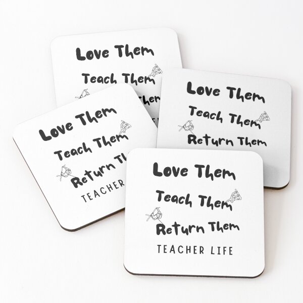 Item preview, Love Them Teach Them Return Them Funny Teacher designed and sold by Hamzakhotbi.