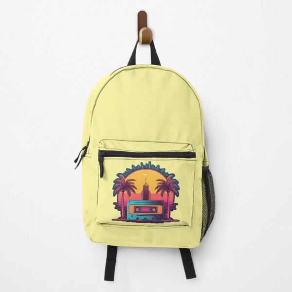 Item preview, Cassette tape, palms and retro sunset vaporwave style designed and sold by analogsandpixel.