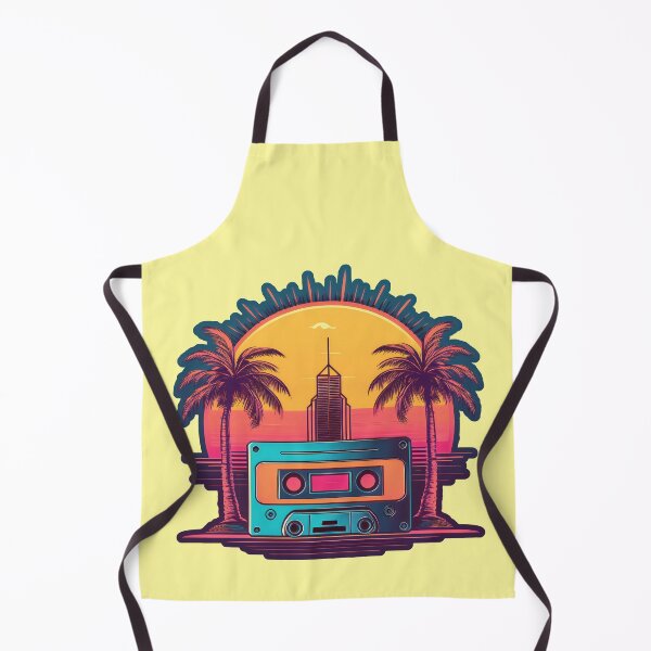 Item preview, Cassette tape, palms and retro sunset vaporwave style designed and sold by analogsandpixel.