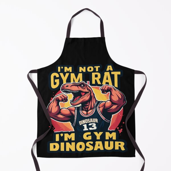Item preview, I'm Not A Gym Rat, I'm Gym Dinosaur designed and sold by AlphaTeez.