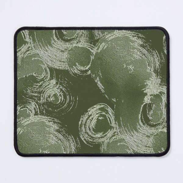 Item preview, Abstract Bubble Pattern in Olive Green designed and sold by Artistestella.