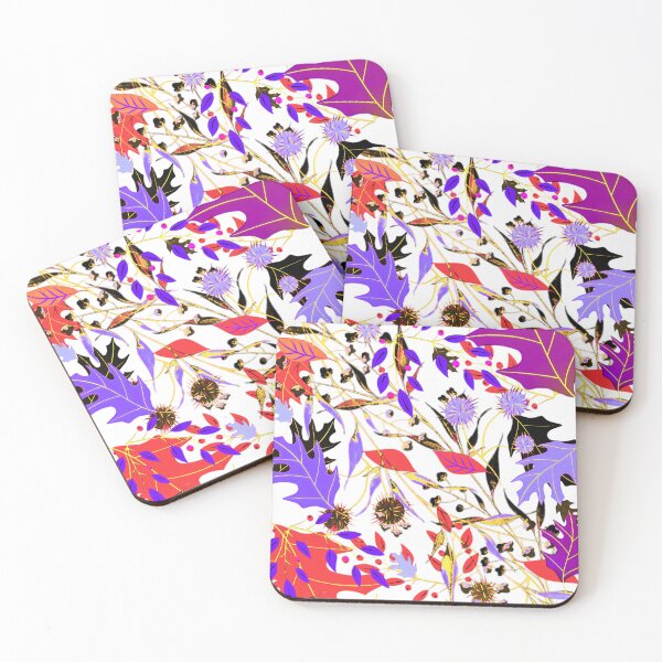 Item preview, Cool  Shade Coloured Leaves & Fruits Pattern  designed and sold by Pattern Hub.
