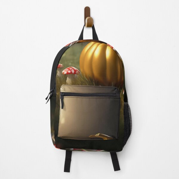Item preview, Golden pumpkins and toadstools - autumn composition. 2 designed and sold by My-fake-places.