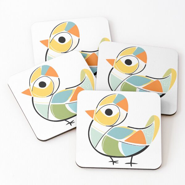 Item preview, Cute chick in an abstract design. designed and sold by FreedomArtShop.
