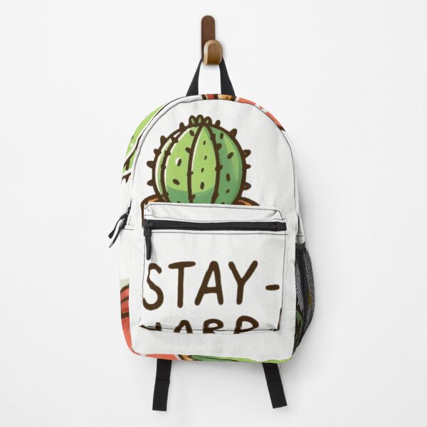 Item preview, Cartoon drawing of a small cactus in a decorative bowl. Add a fun phrase like "Stay sharp!" designed and sold by osamawaleed1997.