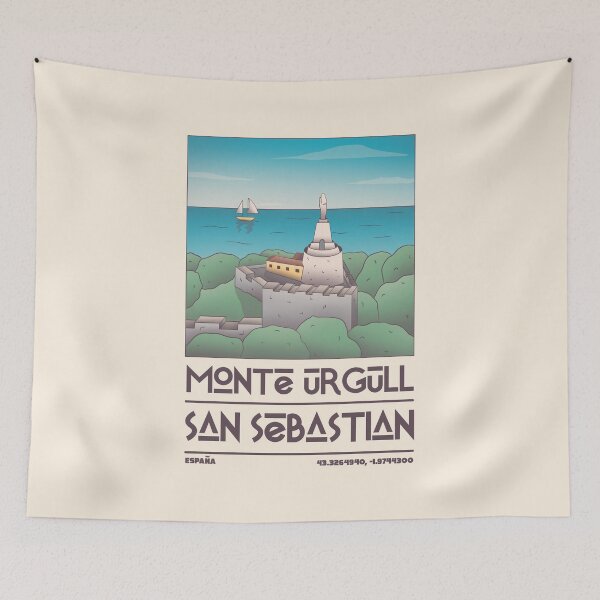 Item preview, Monte Urgull, San Sebastián, Spain designed and sold by JDP--Designs.