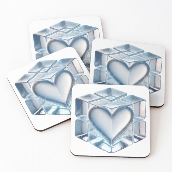 Item preview, Ice Cube Heart designed and sold by WildVista.