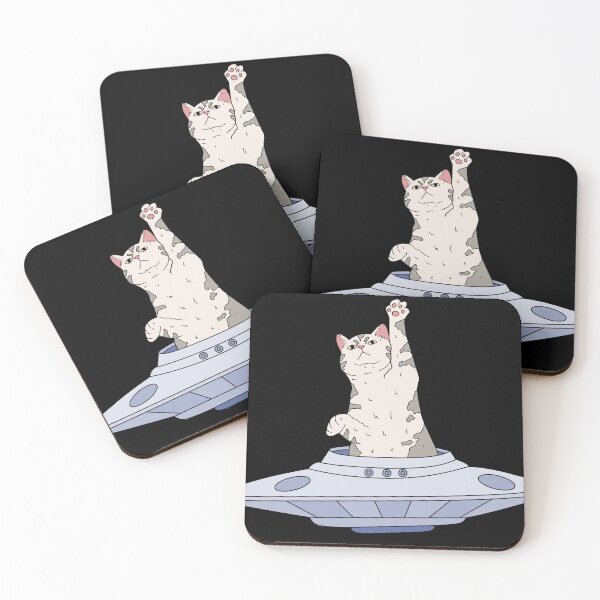 Item preview, Cat on ufo designed and sold by Brexmore3.