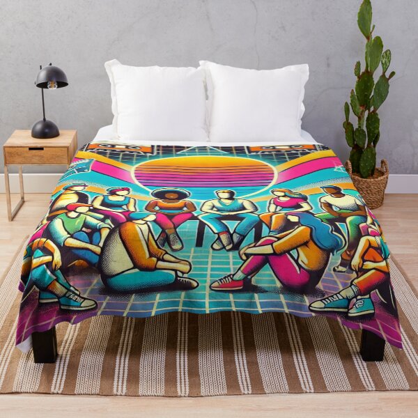Item preview, Retro 80s Peaceful Harmony Design designed and sold by Genady.
