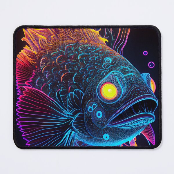 Item preview, Photograph of Fluorescent Finned Friend Under The Sea ONLY - Not Reflective designed and sold by mcmtdesigns.