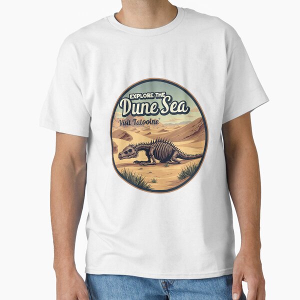 Vista previa del artículo con la obra «Visita Tatooine: viaje a las Tierras Baldías», diseñado y vendido por BROWNEESHOUSE.