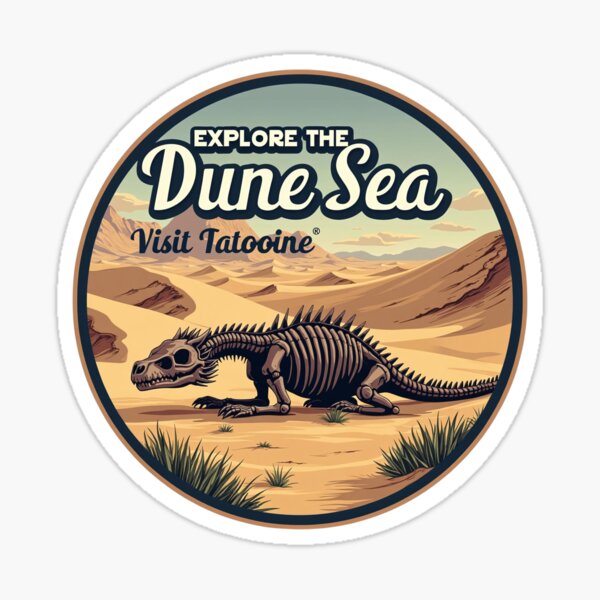 Vista previa del artículo con la obra «Visita Tatooine: viaje a las Tierras Baldías», diseñado y vendido por BROWNEESHOUSE.