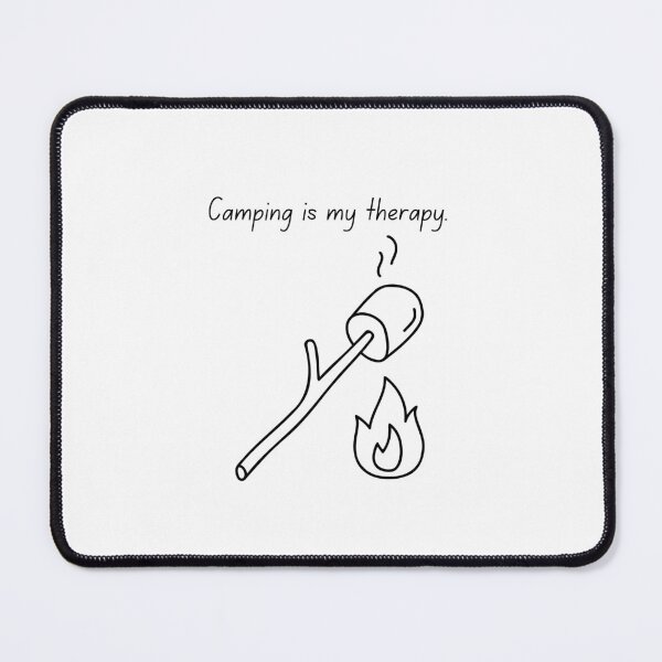 Item preview, Camping is my therapy. designed and sold by Priceegg.