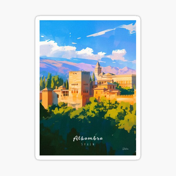 Item preview, World Wonders - Alhambra designed and sold by ChillinTurtles.