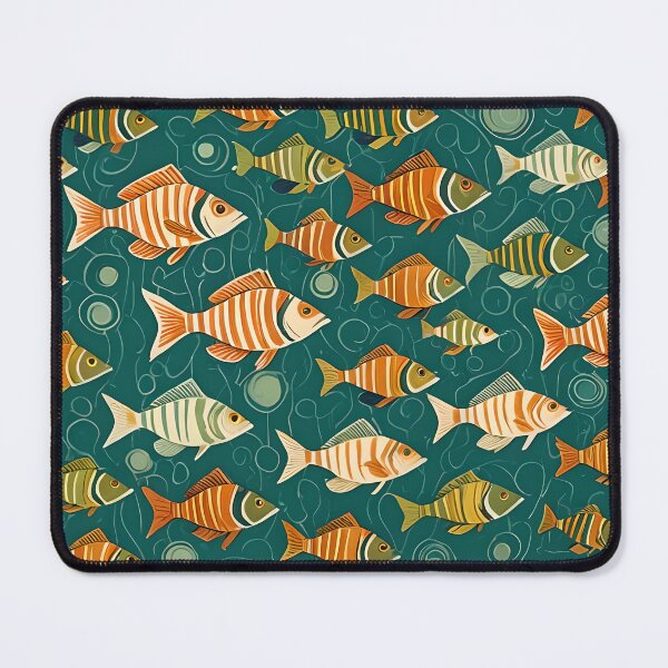 Item preview, Mid Century Modern Scandinavian Fish Art 1 designed and sold by taiche.