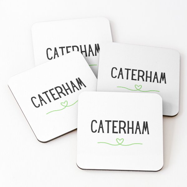 Item preview, Caterham with Green Line and Heart – Show Your Local Pride designed and sold by ThatSurreyLife.