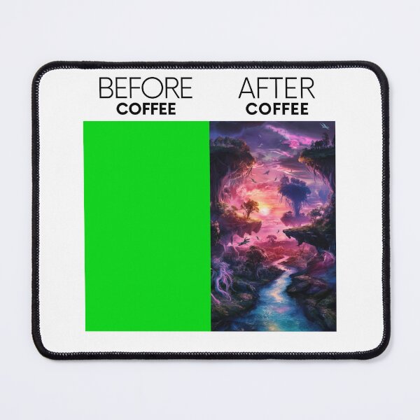Item preview, Green Screen Before and After Coffee for VFX Coordinator designed and sold by Angie-Atelier.