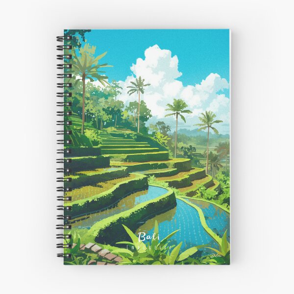 Item preview, World Wonders - Bali's Terraced Landscape designed and sold by ChillinTurtles.