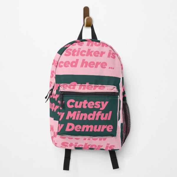 Item preview, Very Cutesy, Very Mindful, Very Demure (Forest Pink Edition) designed and sold by stickiply.