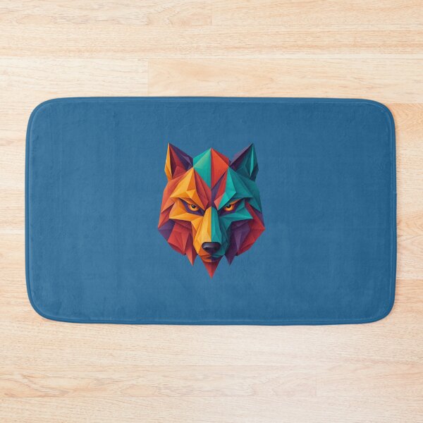 Item preview, A traditional devil mask, origami, wolf vector art designed and sold by VugArtShop.