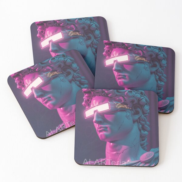 Item preview, Alexander the Great in Futuristic Glasses designed and sold by AI-ARTeria.