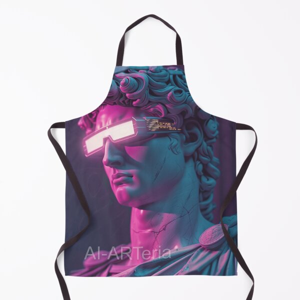 Artikelvorschau, Alexander der Große mit futuristischer Brille entworfen und verkauft von AI-ARTeria.