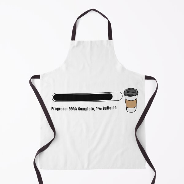 Item preview, Progress: 99% Complete, 1% Caffeine for VFX Coordinator designed and sold by Angie-Atelier.