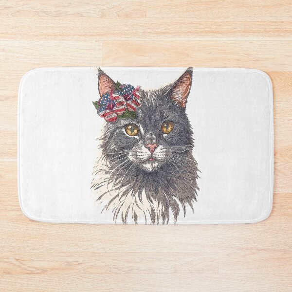 Item preview, Harris and Walz Gray retro cat designed and sold by Hen-C-Art.