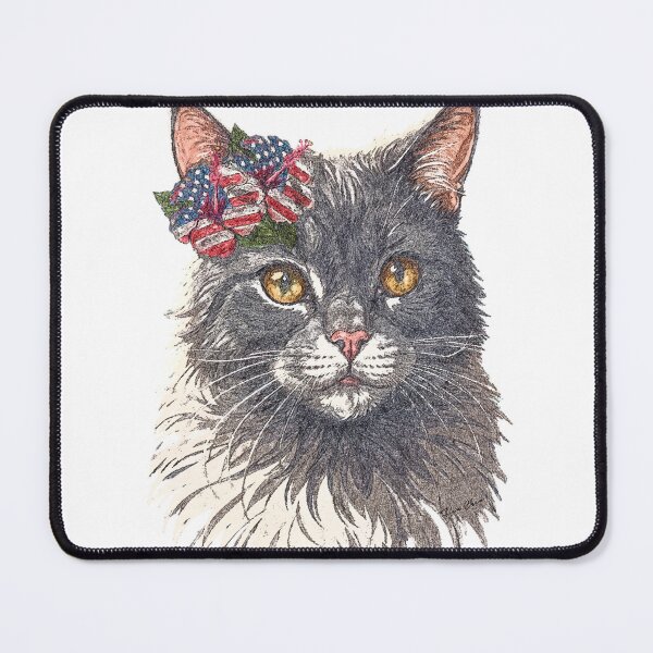 Item preview, Harris and Walz Gray retro cat designed and sold by Hen-C-Art.
