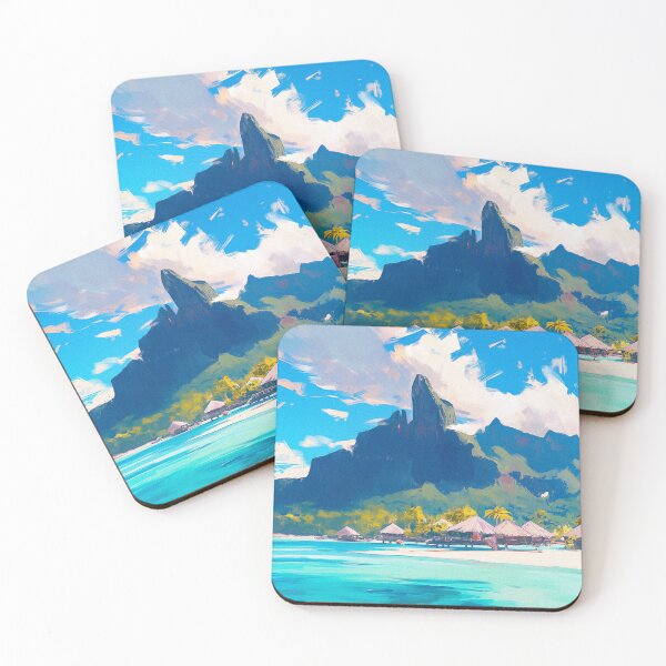 Item preview, World Wonders - Paradise in Bora Bora designed and sold by ChillinTurtles.
