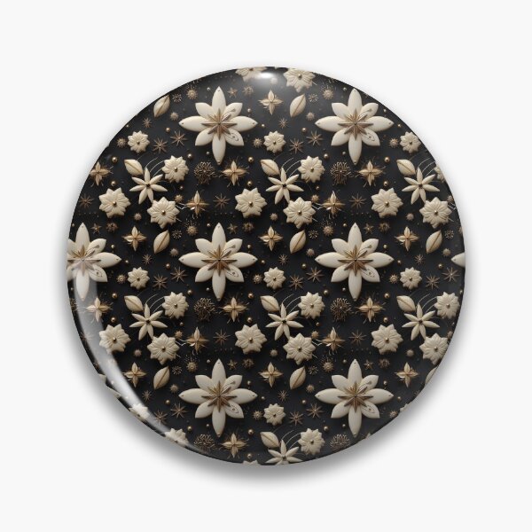 Item preview, Minimalist Festive Flower Motif designed and sold by CrossXLine.