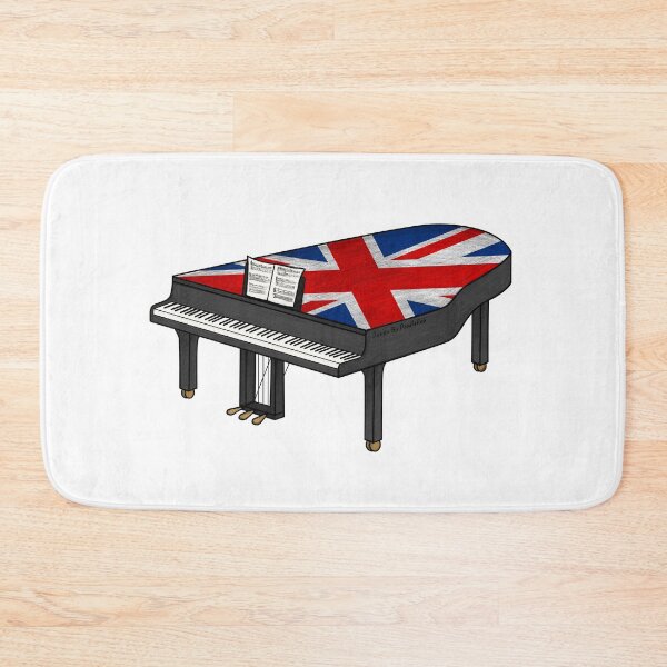 Artikelvorschau, Flügel UK Flagge Pianist Britischer Musiker entworfen und verkauft von doodlerob.