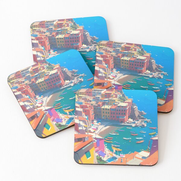 Item preview, World Wonders - Charming Cinque Terre designed and sold by ChillinTurtles.