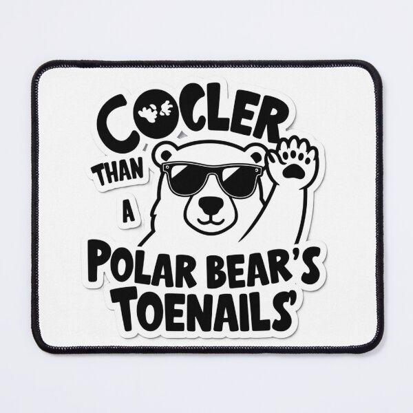 Item preview, Cool Polar Bear with Sunglasses Design designed and sold by merve02shop.