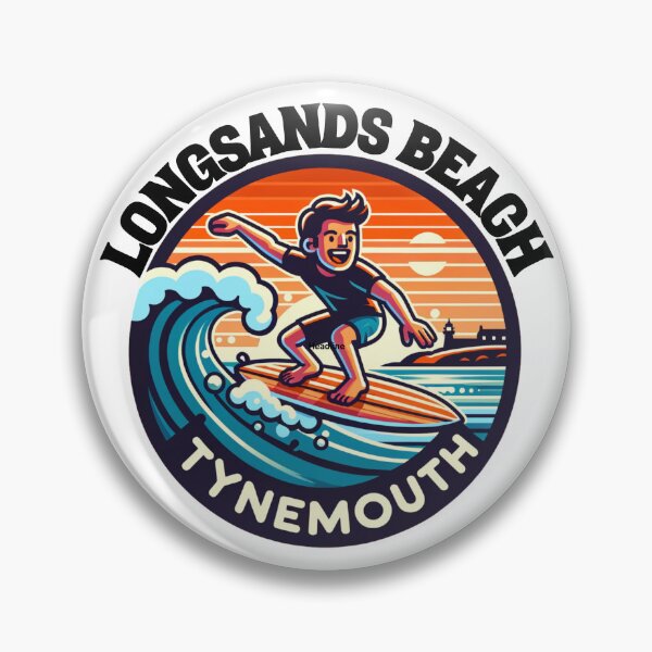 Item preview, Longsands Beach Tynemouth Surfer designed and sold by MerchByCraig.