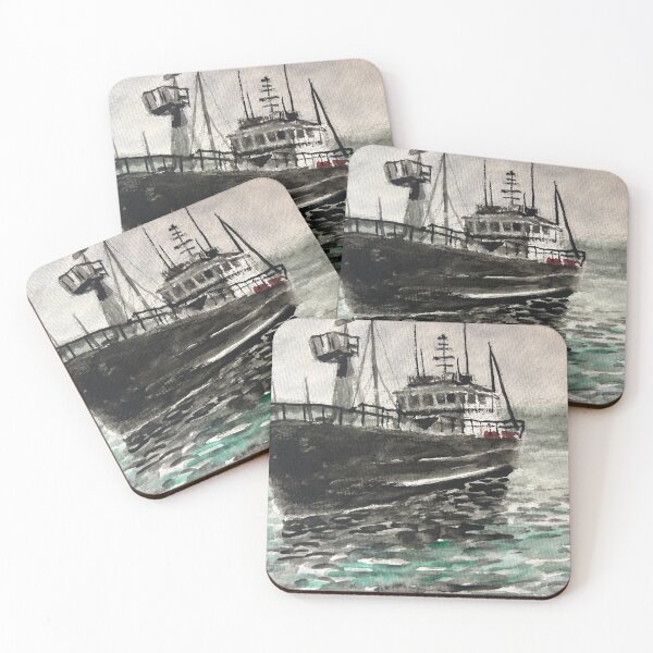 Item preview, Fishing Ship designed and sold by TheArtCave.