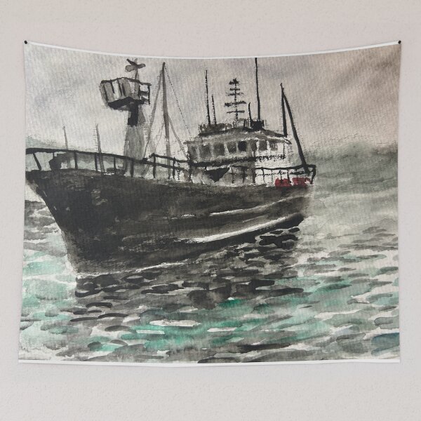Artikelvorschau, Fischerboot entworfen und verkauft von TheArtCave.