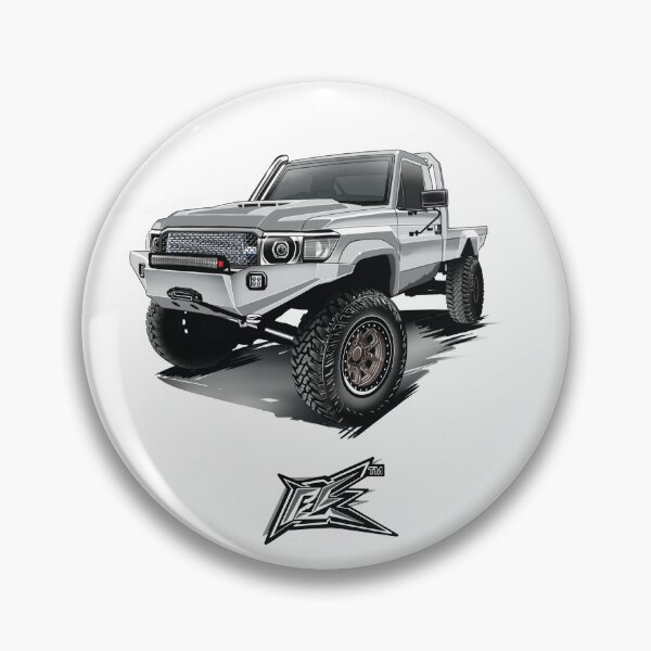 Item preview, toyota land cruiser series 79 overland ute white  designed and sold by NaquashM.