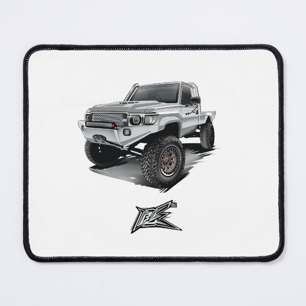 Item preview, toyota land cruiser series 79 overland ute white  designed and sold by NaquashM.
