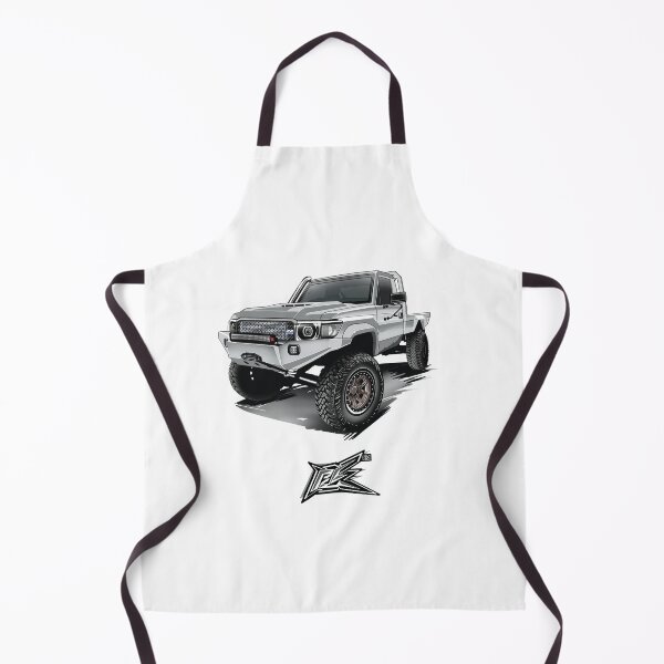 Item preview, toyota land cruiser series 79 overland ute white  designed and sold by NaquashM.
