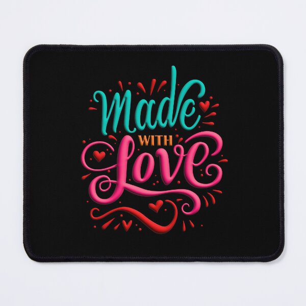 Item preview, Handcrafted Calligraphy: "Made with Love" 02 designed and sold by thanhmaiids96.