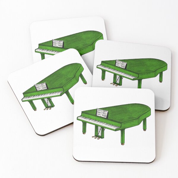 Item preview, Grand Piano (Green) Pianist Musician designed and sold by doodlerob.