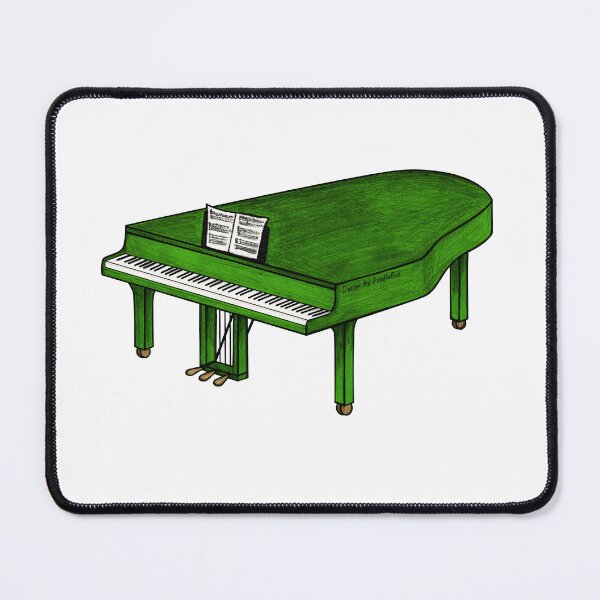 Item preview, Grand Piano (Green) Pianist Musician designed and sold by doodlerob.