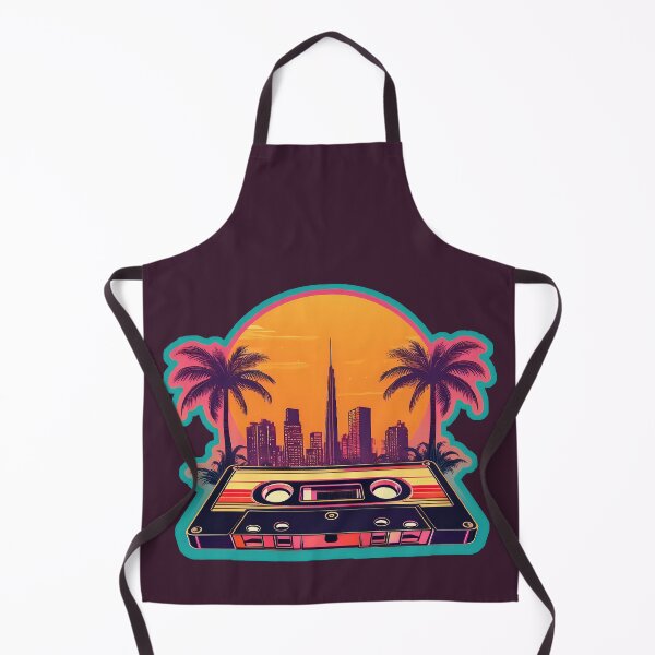 Item preview, Cassette tape 3D retro sunset city vaporwave designed and sold by analogsandpixel.