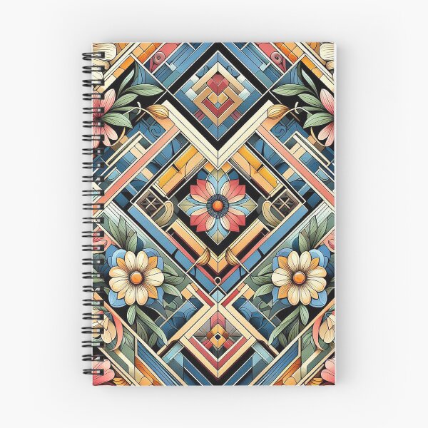 Item preview, Art deco floral pattern designed and sold by Silbays.