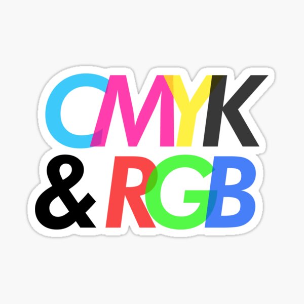 CMYK & RGB Sticker