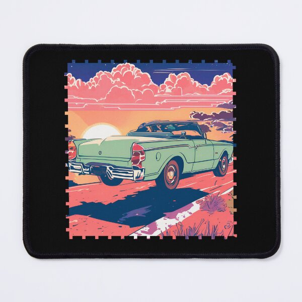 Item preview, travelers retro car designed and sold by ColorfulCreate.