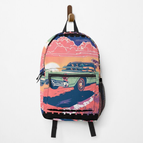 Item preview, travelers retro car designed and sold by ColorfulCreate.